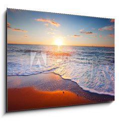 Obraz   sunset and sea, 100 x 70 cm