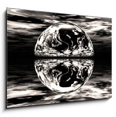 Obraz 1D - 100 x 70 cm F_E5336827 - boule miroir