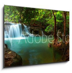 Obraz 1D - 100 x 70 cm F_E54325647 - Huay mae kamin waterfall