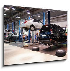 Obraz 1D - 100 x 70 cm F_E56525394 - repair garage