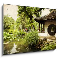 Obraz 1D - 100 x 70 cm F_E58296119 - Chinese traditional garden - Suzhou - China