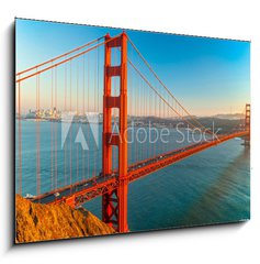 Sklenn obraz 1D - 100 x 70 cm F_E59741022 - Golden Gate, San Francisco, California, USA.