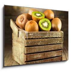 Obraz 1D - 100 x 70 cm F_E59973150 - fresh kiwi - erstv kiwi