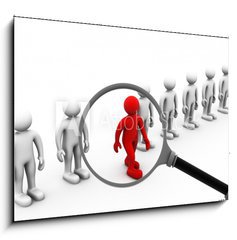 Obraz 1D - 100 x 70 cm F_E62248984 - Job search and career choice employment concept