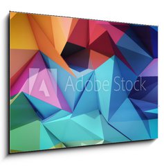 Obraz 1D - 100 x 70 cm F_E62526017 - Abstract geometric background - Geometrick pozad abstraktn