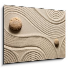 Sklenn obraz 1D - 100 x 70 cm F_E62532777 - Zen garden - Zen zahrada