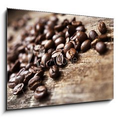 Obraz 1D - 100 x 70 cm F_E62551378 - Coffee on Wood