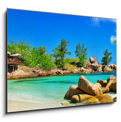 Obraz   luxury tropical holidays  Seychelles islands, 100 x 70 cm