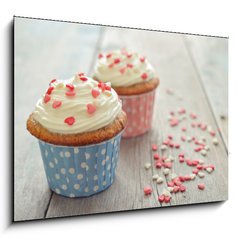 Sklenn obraz 1D - 100 x 70 cm F_E63080164 - Cupcakes