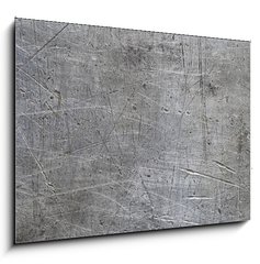 Obraz 1D - 100 x 70 cm F_E66995000 - Scratched metal texture - Pokrban kov textury