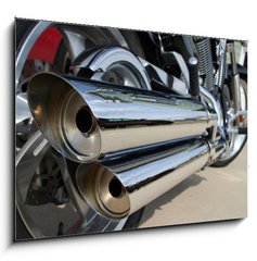 Obraz 1D - 100 x 70 cm F_E683245 - motorcycle exhaust