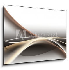 Obraz 1D - 100 x 70 cm F_E68844309 - fale abstrakcja