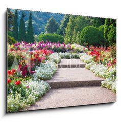 Obraz 1D - 100 x 70 cm F_E69808368 - Flower Garden