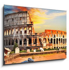 Obraz 1D - 100 x 70 cm F_E71814762 - great Colosseum on sunset, Rome