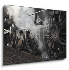 Sklenn obraz 1D - 100 x 70 cm F_E72505403 - Steam Locomotive