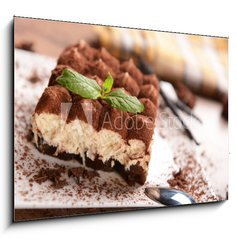 Obraz 1D - 100 x 70 cm F_E74759027 - Tiramisu