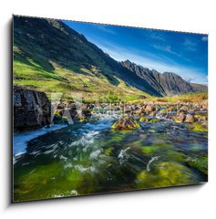 Obraz   Glencoe Mountain in Scotland, 100 x 70 cm