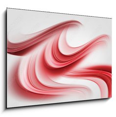 Obraz 1D - 100 x 70 cm F_E75959567 - Elegant Red Waves