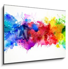 Obraz   Bright watercolor stains, 100 x 70 cm