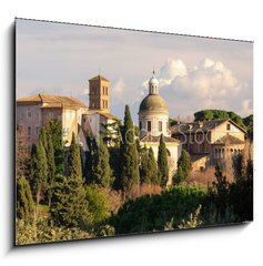 Obraz   Roma Foro Romano Monte palatino, 100 x 70 cm