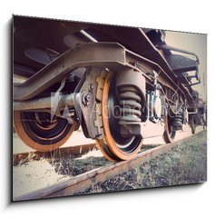 Obraz   vintage train, 100 x 70 cm