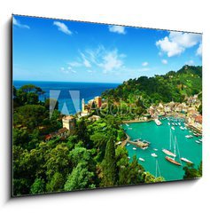 Obraz 1D - 100 x 70 cm F_E80192742 - Portofino village on Ligurian coast, Italy