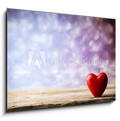 Obraz 1D - 100 x 70 cm F_E82092461 - Heart. Greeting card.