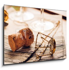 Sklenn obraz 1D - 100 x 70 cm F_E82376462 - Wine - Vino