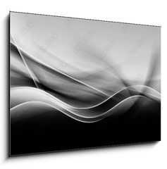 Obraz 1D - 100 x 70 cm F_E84964363 - Black White Design Abstract