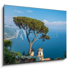Sklenn obraz 1D - 100 x 70 cm F_E86733800 - Villa Rufolo in Ravello town, Amalfi coast, Italy