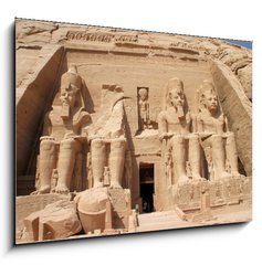 Sklenn obraz 1D - 100 x 70 cm F_E9102295 - Abu Simbel
