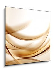 Sklenn obraz 1D - 50 x 50 cm F_F102053690 - Gold Lines Abstract Background - Zlat ry abstraktn pozad