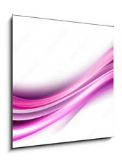Obraz 1D - 50 x 50 cm F_F103742070 - Light Pink Waves Background