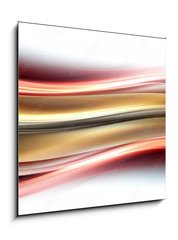 Obraz 1D - 50 x 50 cm F_F109610245 - Modern Shiny Abstract Wave Design