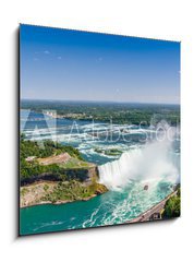 Obraz 1D - 50 x 50 cm F_F121465615 - Aerial view of Niagara horseshoe falls. Ontario Canada