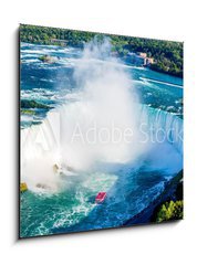 Obraz 1D - 50 x 50 cm F_F132838674 - Niagara falls aerial view - Niagara pad leteck pohled