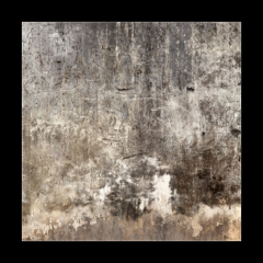 Obraz 1D - 50 x 50 cm F_F138386039 - Dirty wall with broken cement plaster.