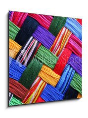 Sklenn obraz 1D - 50 x 50 cm F_F14721611 - Embroidery threads - Vyvac nit