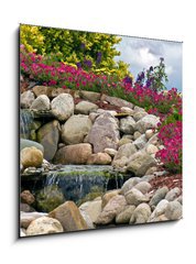 Obraz 1D - 50 x 50 cm F_F15204576 - Garden Falls - Zahradn vodopdy