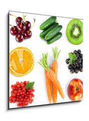 Obraz   Fruits and vegetables, 50 x 50 cm