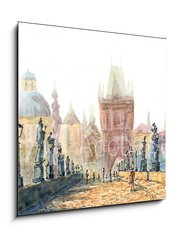 Obraz 1D - 50 x 50 cm F_F167381357 - Charles Bridge (Prague, Czech Republic)