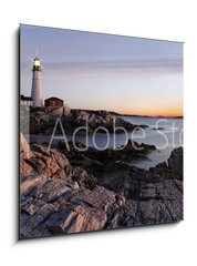 Sklenn obraz 1D - 50 x 50 cm F_F16967921 - The Portland Head Light