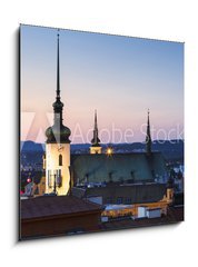 Sklenn obraz 1D - 50 x 50 cm F_F172816175 - Old town of Brno as seen from the town hall tower.