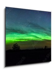 Obraz 1D - 50 x 50 cm F_F190001555 - Green Aurora Borealis