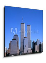 Obraz 1D - 50 x 50 cm F_F19855091 - NYC Skyline With The Twin Towers - Panorama NYC s dvojčaty