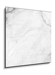 Sklenn obraz 1D - 50 x 50 cm F_F210626304 - panoramic white background from marble stone texture for design