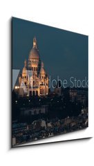 Sklenn obraz 1D - 50 x 50 cm F_F21208054 - Vue depuis les toits de Paris - Tour Eiffel - Vdn depuis les toits de Paris