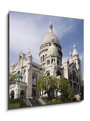 Sklenn obraz 1D - 50 x 50 cm F_F21560448 - Sacr Coeur