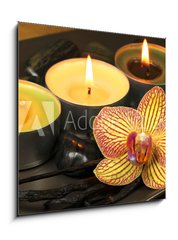 Sklenn obraz 1D - 50 x 50 cm F_F21754410 - Vanilla and apple aromatherapy