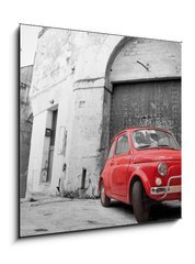 Obraz   Red Classic Car., 50 x 50 cm